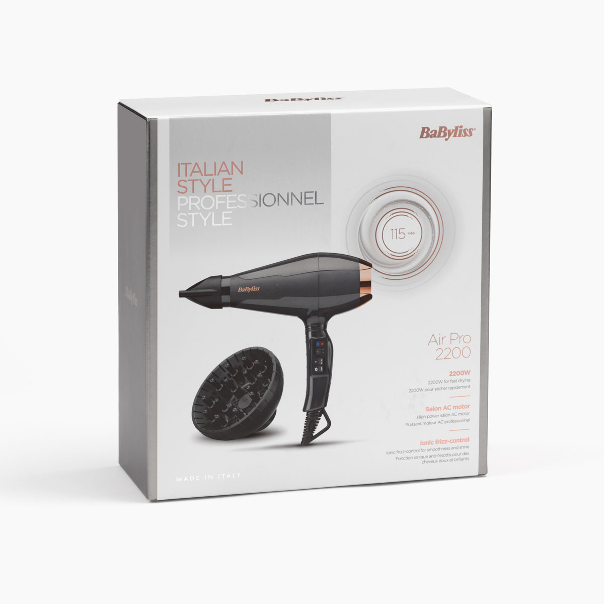 Babyliss hotsell 2200w ionic